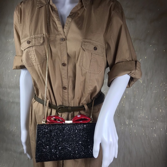 KATE SPADE MINNIE MOUSE BOW CLASP CLUTCH CROSSBODY - Picture 7 of 8